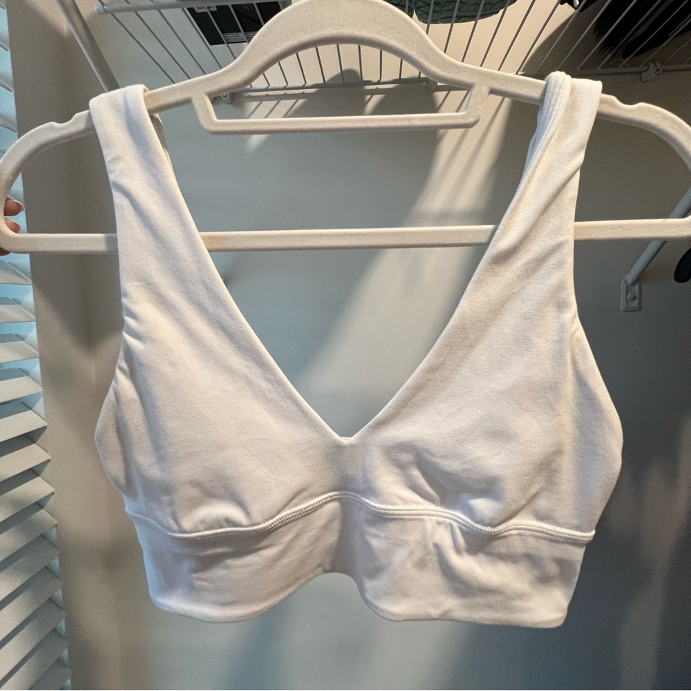 Lululemon Align V-Neck Bra in White